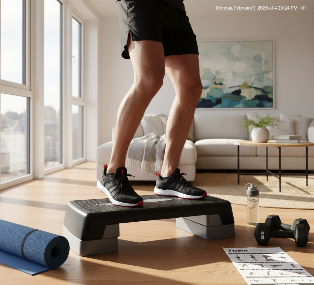 compact fitness, aerobic step