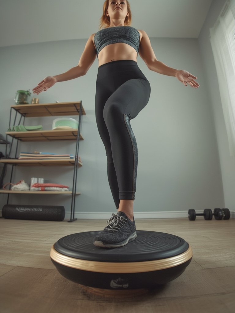 balance board in action