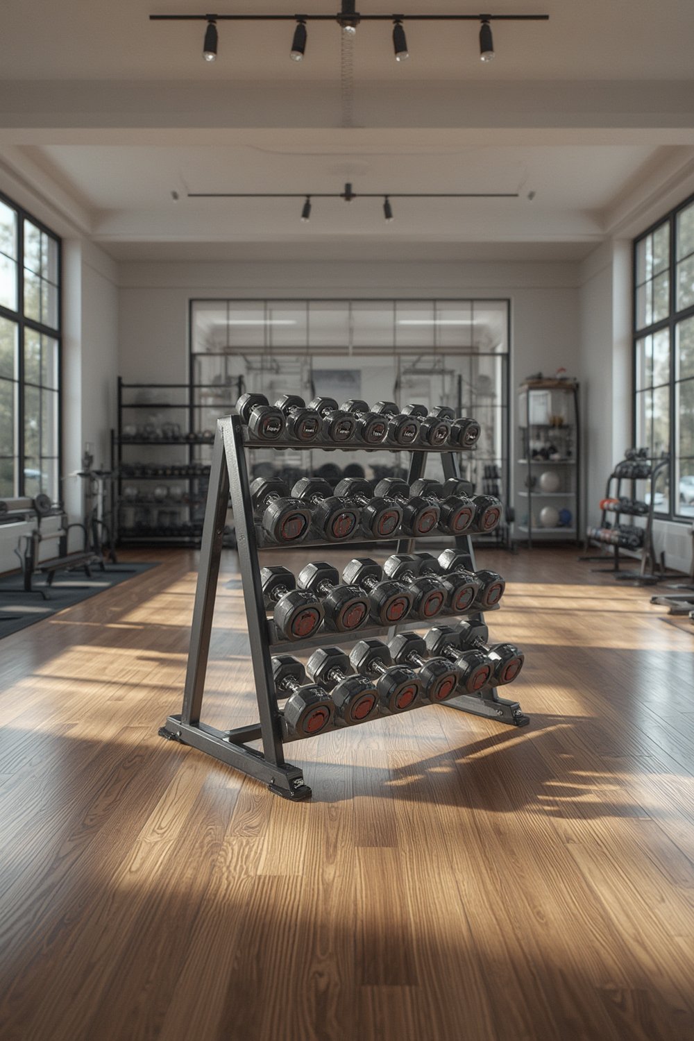 dumbbell rack product view